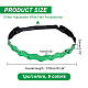 Ahandmaker 6 Stück glitzernde elastische Stirnbänder für Damen AJEW-GA0005-37-2