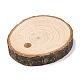 Decoraciones colgantes grandes de madera redonda plana WOOD-F010-01-2