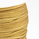 ナイロン糸  ラットテールサテンコード  ゴールデンロッド  1mm程度  約76.55ヤード（70m）/ロール NWIR-Q010A-562-3