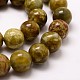 Runde natürlichen Drachenblut Jaspis Perlen Stränge G-K072-4mm-3