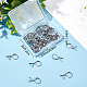 Beebeecraft 50Pcs 304 Stainless Steel Leverback Earring Findings with Pendant Bails STAS-BBC0001-52P-7