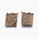 Ideas for Valentines Day Gifts for Him Zinc Alloy Love Note Pendants PALLOY-A15463-AB-LF-1