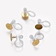 Stainless Steel Clip-on Earring Components X-STAS-WH0012-01G-1