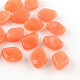 Rhombus Imitation Gemstone Acrylic Beads X-OACR-R041-M-2