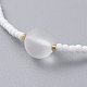 Bracelets de perles tressées en fil de nylon BJEW-JB04809-4