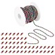 5M Ion Plating(IP) Rainbow Color 304 Stainless Steel Ball Chains STAS-SZ0002-22C-1