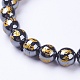 Non-Magnetic Synthetic Hematite Stretch Bracelets BJEW-D439-05-2