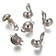 Brass Earring Findings X-KK-E030-N-1