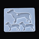 Moldes de silicona colgante perro DIY-I026-25-1