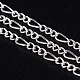 Iron Handmade Chains Figaro Chains Mother-Son Chains CHSM001Y-S-1