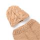Costume de bonnet de bébé en crochet AJEW-R030-68-2