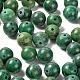 100pcs 8 mm cuentas redondas de cuentas de jade africano natural DIY-LS0002-46-4
