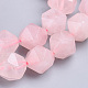 Chapelets de perles en quartz rose naturel G-S267-07-3