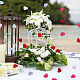 Chgcraft 700 個 7 色ハート紙吹雪装飾ラブハート紙吹雪結婚式の部屋の装飾布スポンジシミュレーション花びら結婚式バレンタイン誕生日記念日装飾用品 FIND-CA0006-33-5