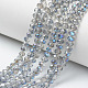 Chapelets de perles en verre électroplaqué EGLA-A034-T6mm-I18-1