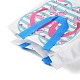 Summer Beach Theme Printed Flip Flops Non-Woven Reusable Folding Gift Bags with Handle ABAG-F009-E10-3