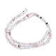 Chapelets de perles d'agate naturelle G-I261-B03-4mm-2
