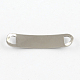 Curved Rectangle 304 Stainless Steel Blank Tag Links STAS-R071-03-2