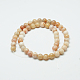 Natural Yellow Sunstone Round Bead Strands G-O039-18-10mm-3