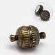 Brass Magnetic Clasps KK-MC023-1AB-NF-1