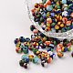 6/0 Opaque Colours Seep Glass Beads X-SEED-M006-M-1