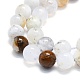 Blanc naturel opale africain perles brins G-K245-A18-04-3