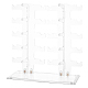 Expositores de plástico transparente para gafas ODIS-WH0034-01-7