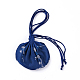 シルク包装袋  ダークブルー  8.4~8.7x12.8~13.1cm ABAG-L005-D06-2