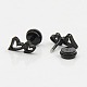 304 Stainless Steel Heart to Heart Ear Fake Plugs EJEW-F0001-38C-1