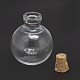 Стеклянная бутылка шарик контейнеры X-AJEW-R045-22-3