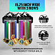 Спортивная тема железная вешалка для медалей настенная стойка для дисплея ODIS-WH0021-645-3