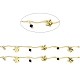 Handmade Eco-friendly Brass Curved Bar Link Chain CHC-E023-28G-4