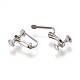 Accessoires de boucles d'oreilles clips à vis en 304 acier inoxydable STAS-E460-05P-1