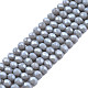 Chapelets de perles en verre électroplaqué EGLA-A034-P4mm-A16-1