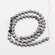 Electroplate Gorgeous Cross Non-magnetic Synthetic Hematite Beads Strands G-L268-18-2