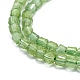 Natürliche grüne Apatit Perlen Stränge G-P457-B01-12-2