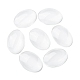 Cabochons de verre transparent de forme ovale GGLA-R022-35x25-4