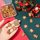 48 Stück 4 Stile Weihnachts-Kunststoff-Cabochons FIND-SC0011-29-3