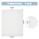 A5 Frosted Plastic Discbound Notebook Index Divider Sheets KY-WH0046-90A-2