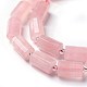 Natural Rose Quartz Beads Strands G-J385-E06-10x16mm-3