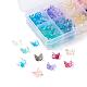 300Pcs Transparent Spray Painted Glass Charms GLAA-LS0001-02-2
