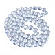 Placcare trasparente perle di vetro fili EGLA-N002-38-F04-2