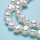 Fili di perle di perle d'acqua dolce coltivate naturali PEAR-A005-05H-01-4