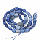 Cordes de perles de calcédoine naturelles G-S331-8x10-023-2