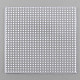 ABC Pegboards used for 5x5mm DIY Fuse Beads, Square, Clear, 147x147x5mm
