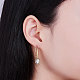 Boucles d'oreilles pendantes en laiton plaqué or shegrace JE99C-4