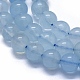 Chapelets de perles en aigue-marine naturelle G-D0013-75A-3