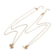 Halsketten-Sets mit Herzanhänger aus Metalllegierung NJEW-B081-05-2