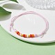 Bracelets de perles tressées en graines de verre réglables BJEW-JB09755-4