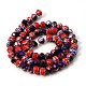 Handmade Millefiori Glass Beads Strands LK-E003-1V-2